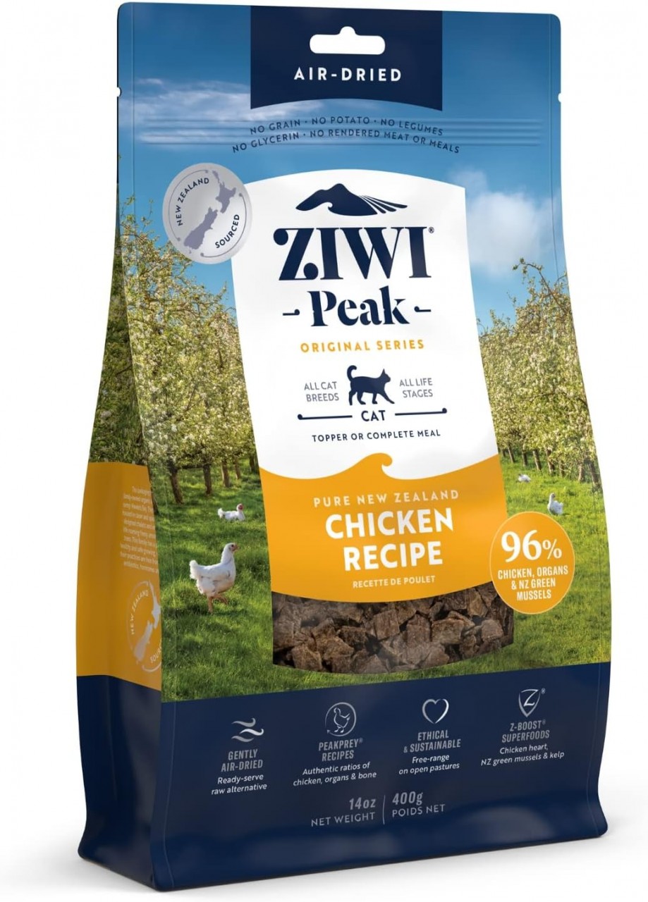 Ziwipeak 巅峰 无谷物 放养鸡配方 风乾脫水貓粮 400g