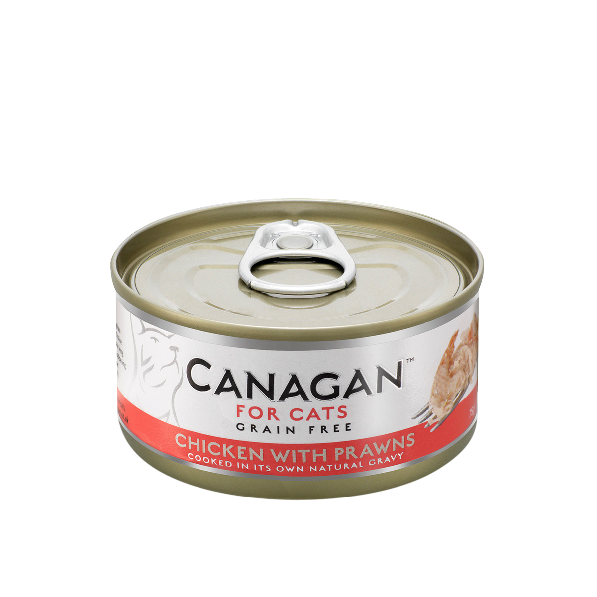Canagan 原之選 無穀物 雞肉+蝦肉 配方 貓罐頭 75g