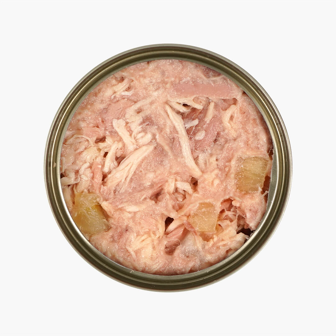 Nurture Pro 雞+鰹魚金槍魚肉 菠蘿去毛球主食罐 80g