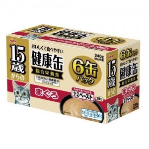 Aixia 15+ 吞拿魚 健康慕斯 高齡貓罐 40g x 6罐裝 (KCG6-4)