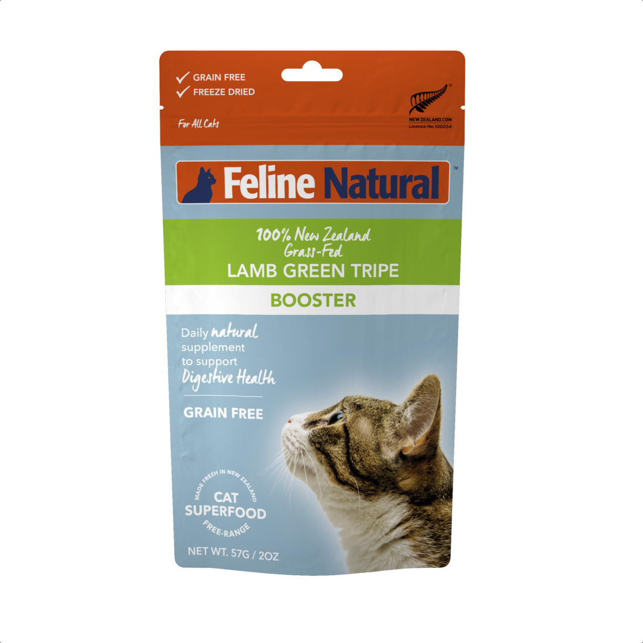 K9 Feline Natural 羊绿草胃营养补品 57g (袋装)