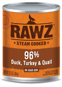 Rawz 96% Duck Turkey & Quail Pate  鴨、火雞及鵪鶉全犬罐頭 354g x 12罐 原箱優惠