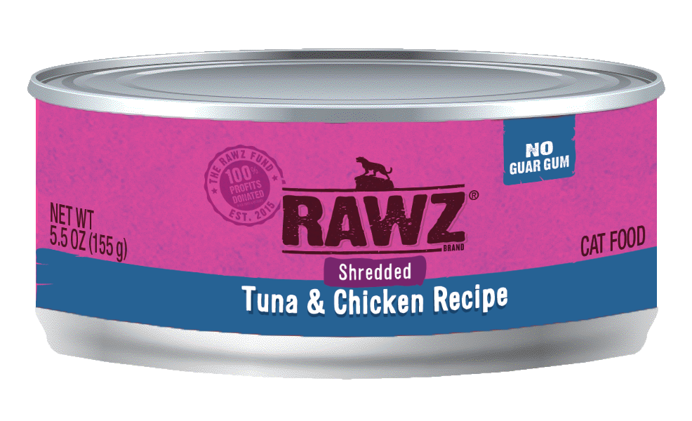 RAWZ 吞拿魚+雞胸肉絲 主食罐 155g x 24罐優惠