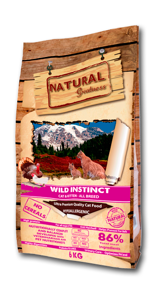 Natural Greatness 頂級全天然無穀物貓乾糧 Wild Instinct 野性本能配方 6kg