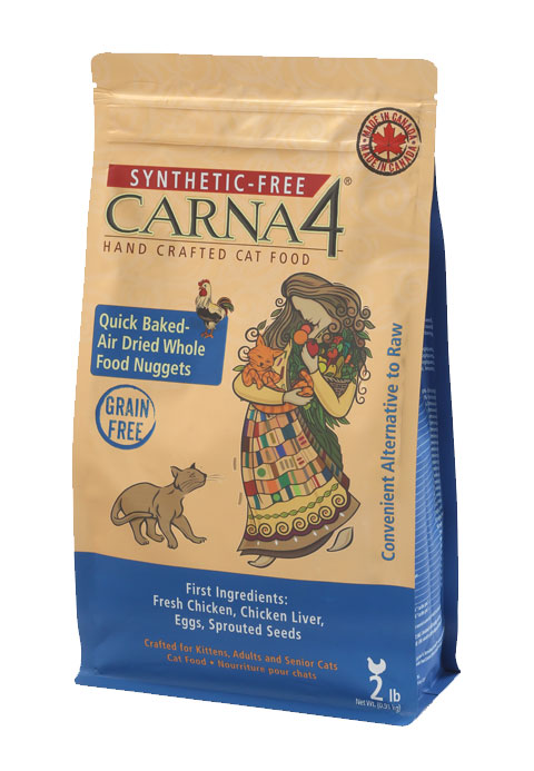 Carna4 顶级烘焙风乾粮 – 鸡肉、鸡肝、蛋配方 [全貓] 4磅