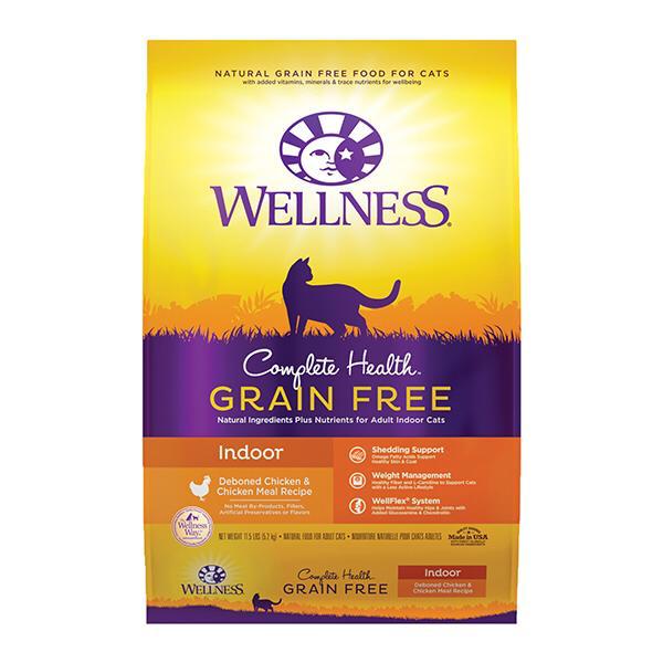 Wellness Complete Health 無穀物 成貓室內雞肉配方貓糧 11.5lb (9211)