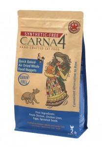 Carna4 頂級烘焙風乾糧 – 雞肉、雞肝、蛋配方 [全貓] 4磅 x 3包優惠