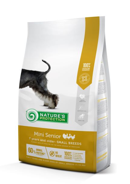 Nature's Protection Mini Senior 小型關節老犬糧 雞+魚配方 (7歲或以上)  2kg