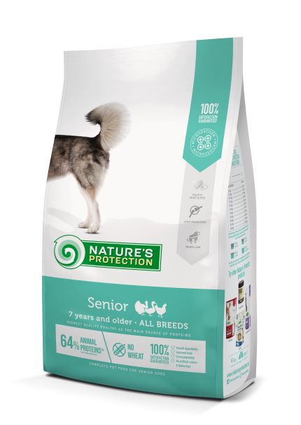 Nature's Protection Senior 中大型关节老犬粮 鸡+鱼配方(7岁以上) 12kg