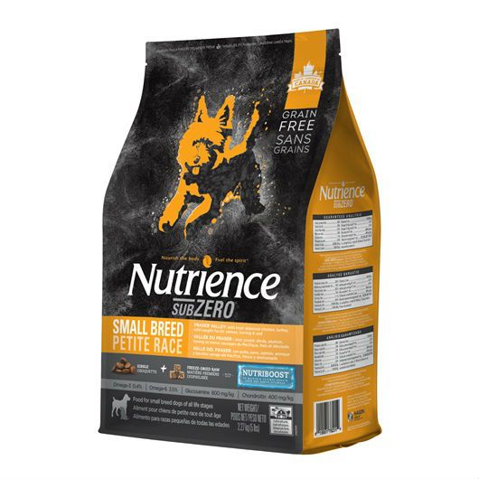 Nutrience SubZero 穀物雞、火雞、海魚小型犬配方 (凍乾鮮雞肉) [細粒] 4lb