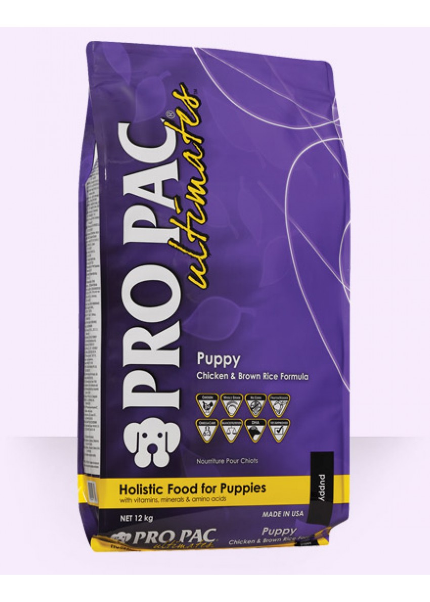 Pro Pac Ultimates -  幼犬雞肉糙米配方 乾糧 12kg