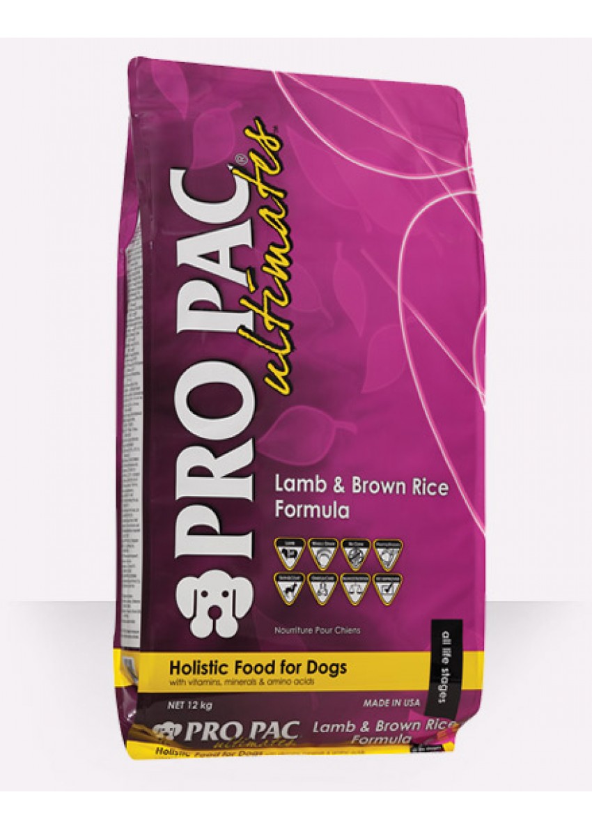 Pro Pac Ultimates -  羊肉糙米配方 成犬乾糧 12kg