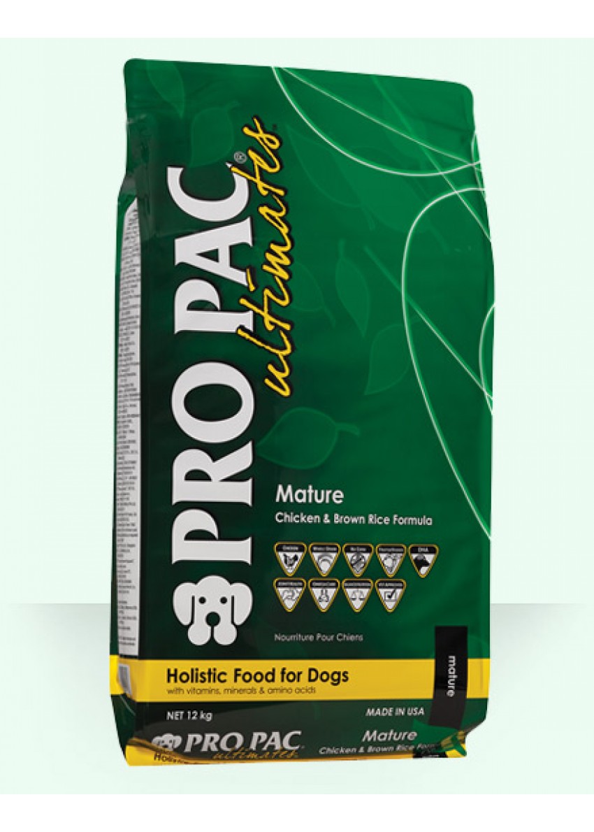 Pro Pac Ultimates -  高齡犬雞肉糙米 乾糧 12kg