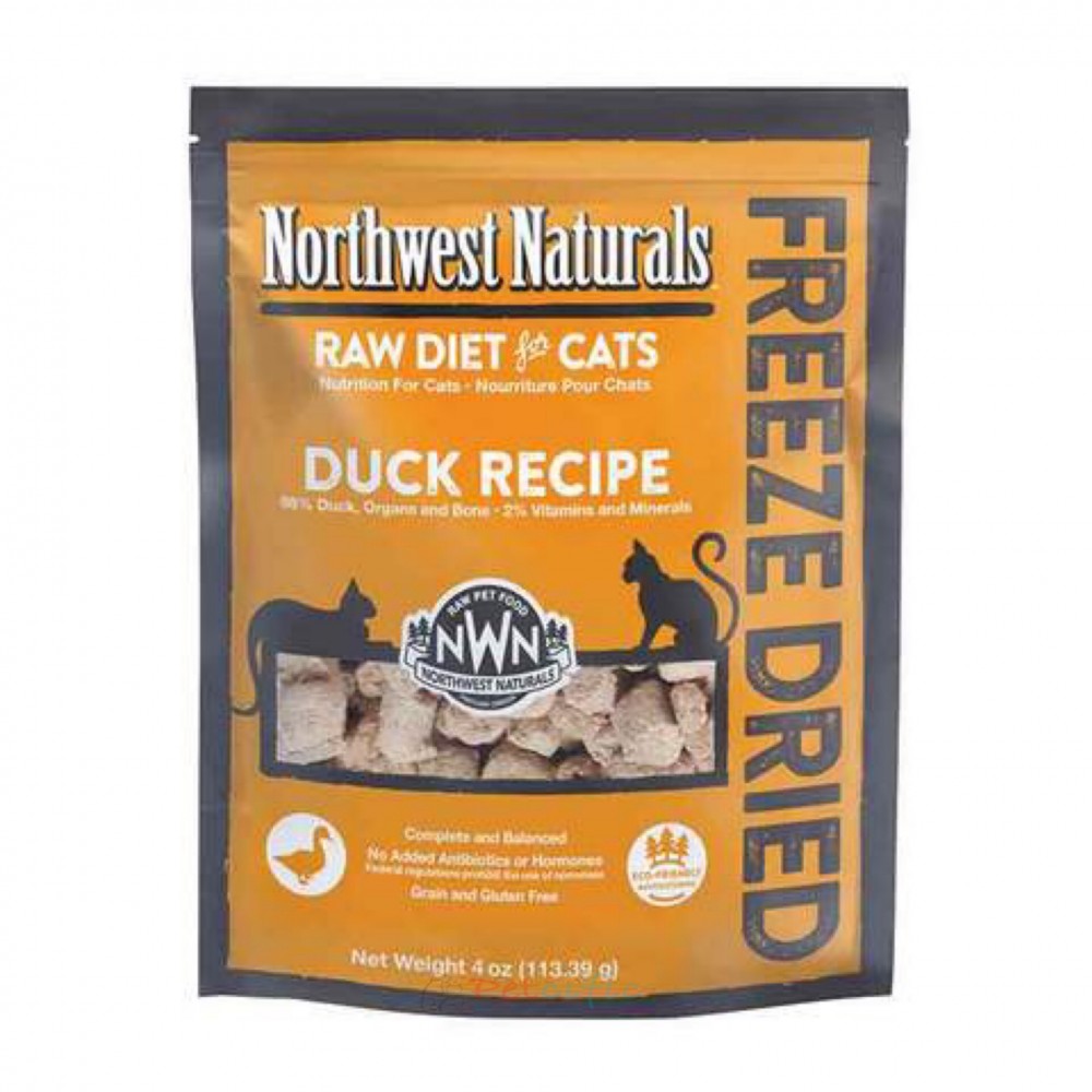 Northwest Naturals 无谷物 鸭肉冻乾 脫水貓粮 11oz  311g