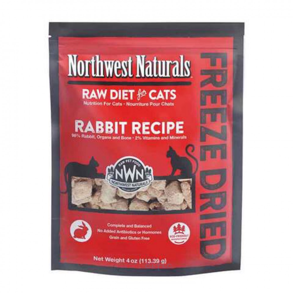Northwest Naturals 無穀物 兔肉凍乾 脫水貓糧 11oz  311g