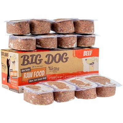 Big Dog 急凍生肉狗糧 標準系列 - Beef 牛肉配方 3kg (12件)