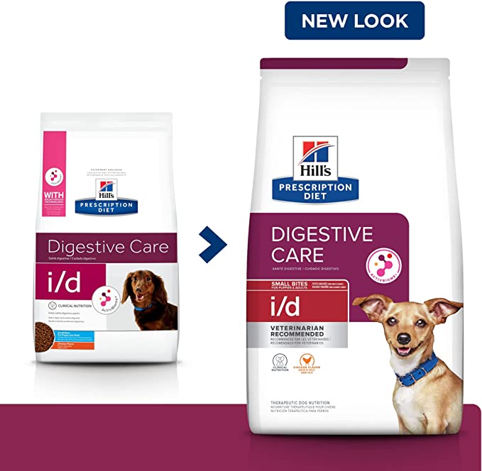 [凡購買處方用品, 訂單滿$500或以上可享免費送貨]　　Hills Prescription Diet i/d Digestive Care (細粒) 腸胃處方狗糧 1.5kg