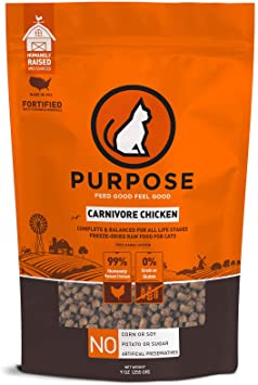 Purpose (普斯) 一口雞肉 全貓凍乾脫水糧 9oz (255g)