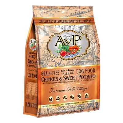 AVP 鮮肉無穀物蔬果 雞肉+甜薯 全犬糧 25磅