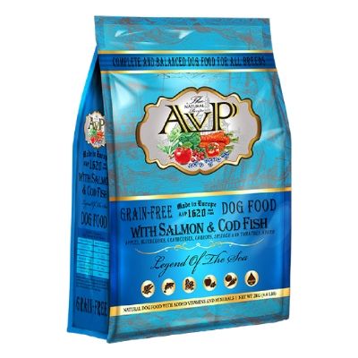 AVP 鮮肉無穀物蔬果 三文魚+鱈魚 全犬糧 5磅