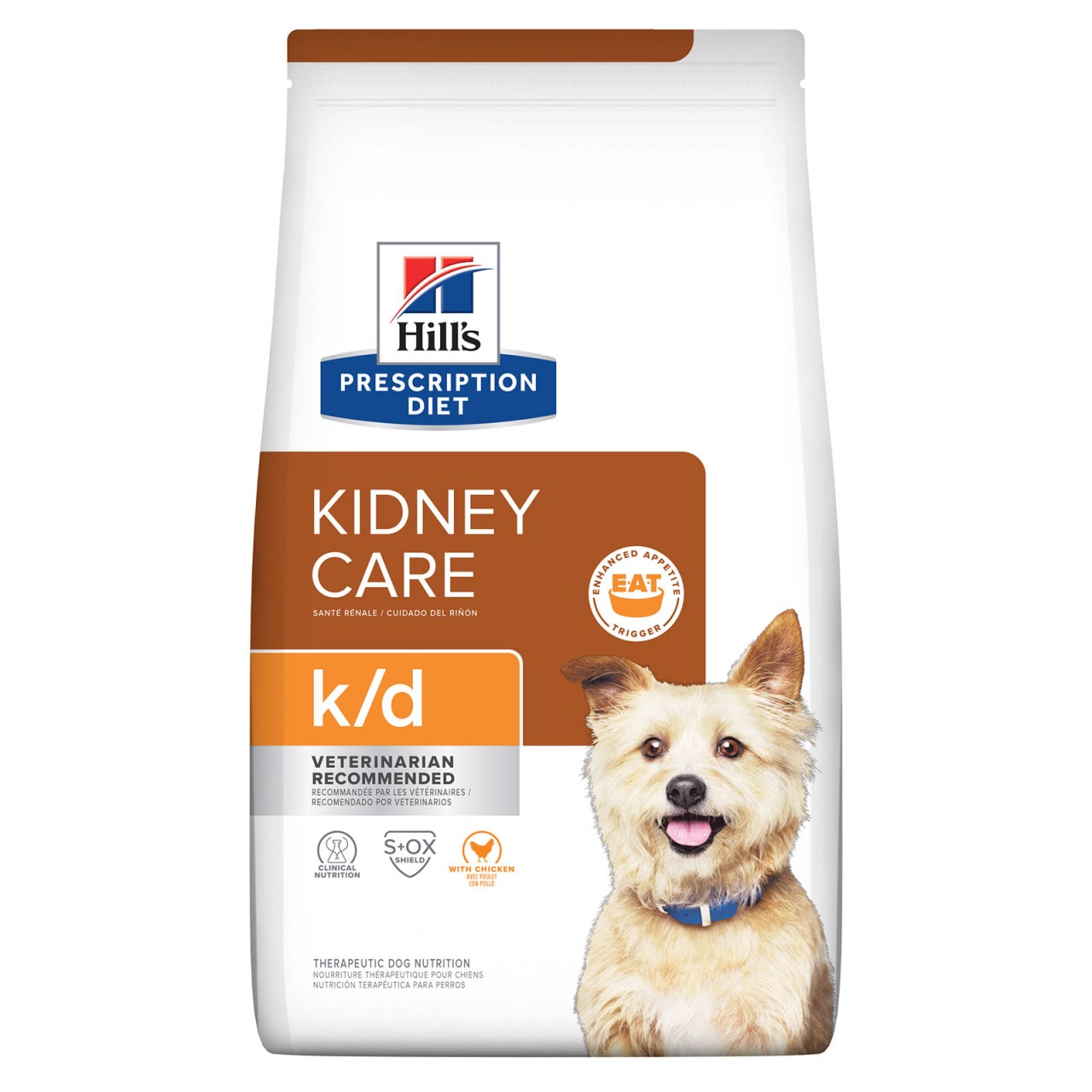 [凡購買處方用品, 訂單滿$500或以上可享免費送貨]　　Hill's Prescription Diet - k/d 腎臟護理配方狗糧 6.5kg