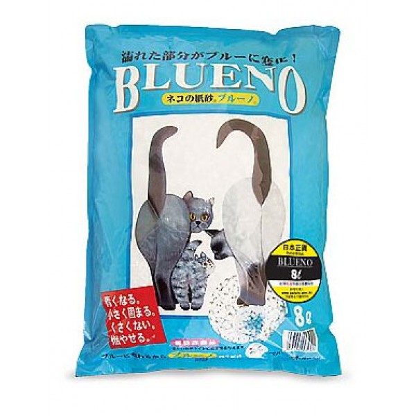 Blueno 紙製凝固貓砂6.5L x6包 (原箱優惠)