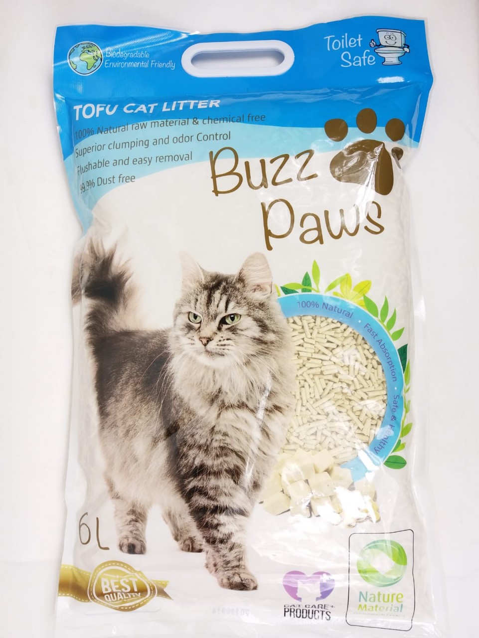 Buzz Paws 原味豆腐砂 6L