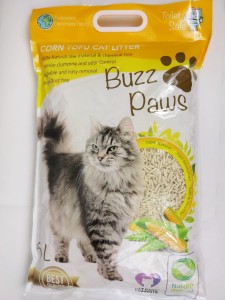(貓砂) <<限量1箱>>　Buzz Paws 栗米豆腐砂 6L X 6包優惠 (共一箱)