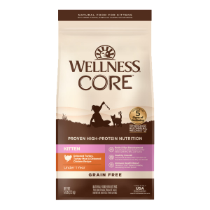 Wellness CORE Kitten 無穀物 幼貓成長配方 貓糧 5lb x 2包優惠