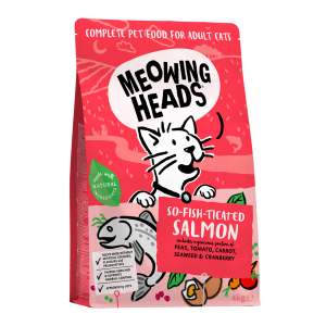 Meowing Heads 全天然 (三文魚、雞肉、鮮魚) So-Fish-Ticated Salmon 成貓配方4kg