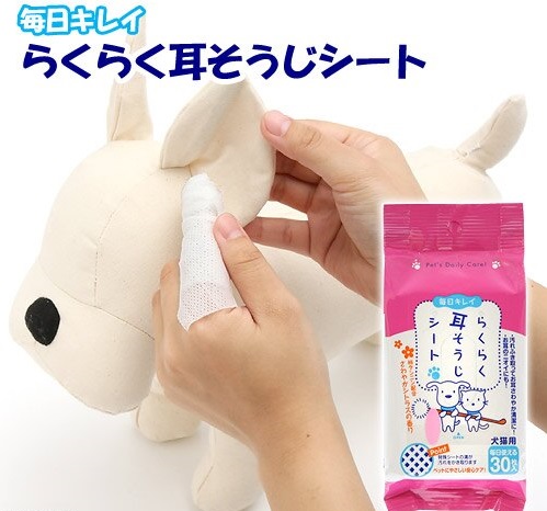 日本 Super Cat 潔耳紙巾 (貓狗共用)  (30枚入) CS02