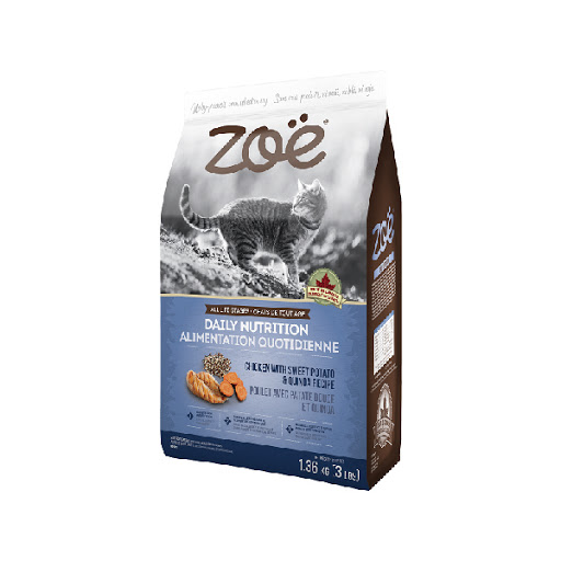 Zoe 天然貓糧 - 雞肉配甜薯蔾麥配方 (成貓尿道配方) 1.36kg