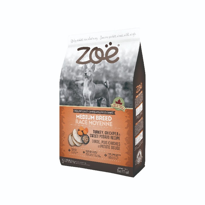 Zoe 中型成犬 - 火雞配鷹咀豆及甜薯配方 5kg