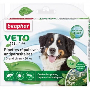 Beaphar VETO Nature 自然滴劑 (1盒3支 - 大型犬30kg以上 )
