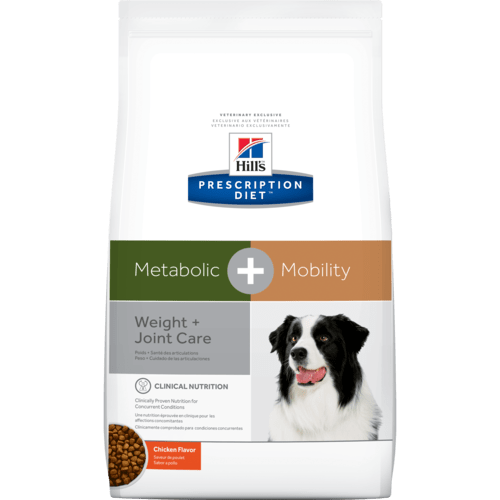[凡購買處方用品, 訂單滿$500或以上可享免費送貨]　　Hill's Metabolic + Mobility (j/d) 新陳代謝 - 體重管理+關節護理配方狗糧 8.5磅