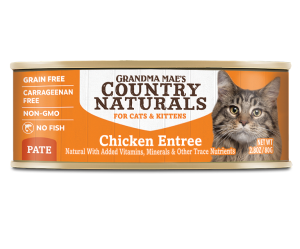 Country Naturals 无谷物 走地鸡肉泥配方 (Chicken Entree) 貓罐头 2.8oz(80g)