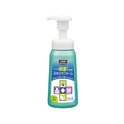 日本獅王 LION Pet 清潔除菌免沖洗泡沫 250ml (貓犬共用)