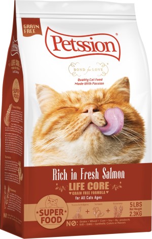 Petssion 比心 Life Core系列 - 无谷物 三文鱼貓粮 13.2磅