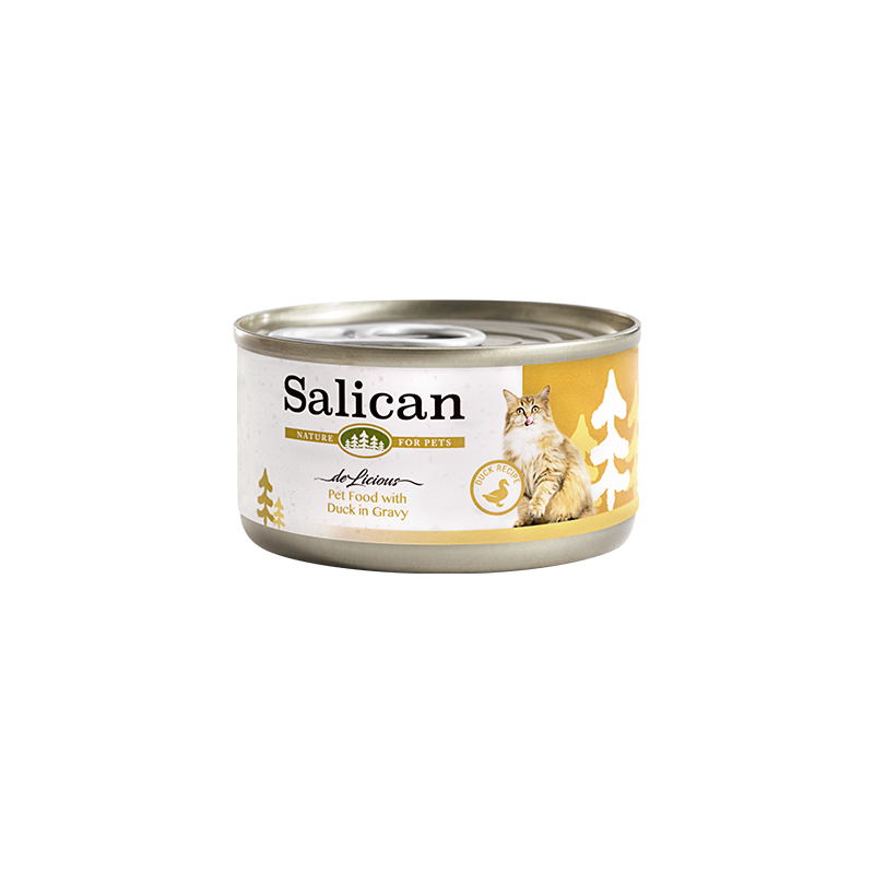 Salican 挪威森林 鸭肉 (肉汁) Duck in Gravy 貓罐头  85g