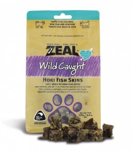 (狗小食) ＜本月優惠＞ Zeal - 藍鱈魚皮粒 Hoki Fish Skins 125g
