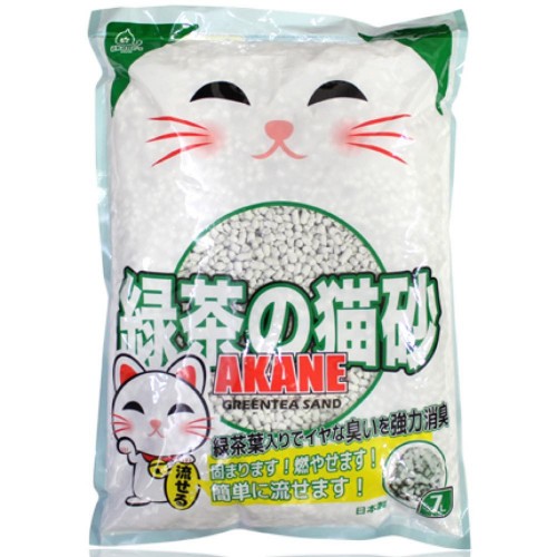 Akane 绿茶强力除臭纸砂 7L x7包 (原箱优惠)
