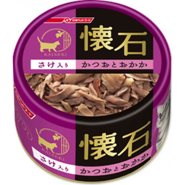懷石吞拿魚+木魚片+三文魚 80g K31