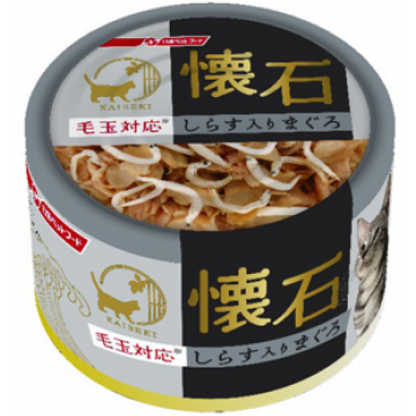 懷石 吞拿魚+白飯魚慕絲-化毛球 80g (K510)