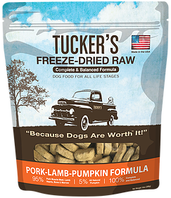TUCKER'S 冻乾犬粮 猪肉羊肉南瓜 (橙色) 14oz