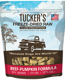 TUCKER'S 凍乾犬糧 牛肉南瓜 (紅色) 14oz