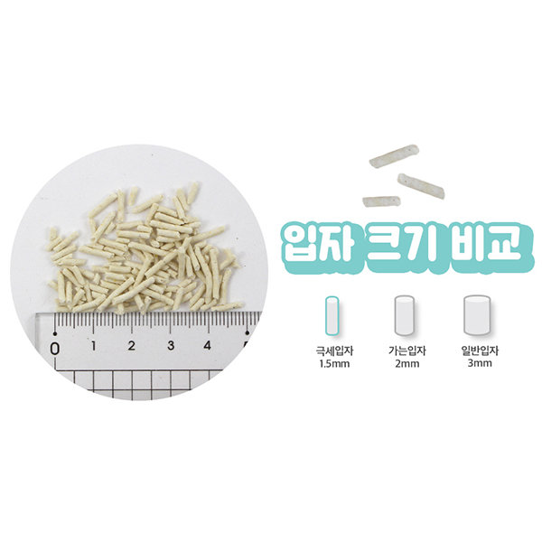 韓國 豆腐與貓 - 極幼條(1.5mm)豆腐貓砂 - 椰殼炭 17.5L