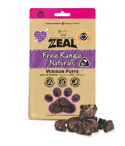 Zeal - 热爱天然纽西兰鲜鹿肺粒 Venison Puffs 85g