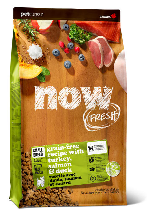 NOW FRESH!™ 無穀物 小型犬 成年狗糧配方 (火雞+三文魚+鴨肉)  (2304012) 12磅