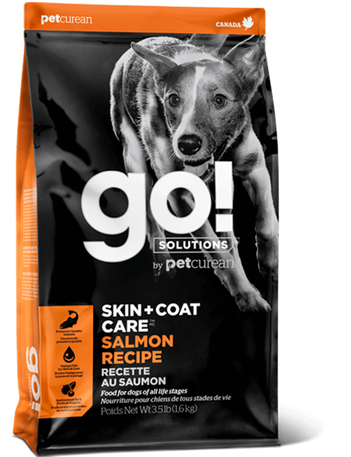 GO! SOLUTIONS™  Skin+Coat Care 護膚美毛系列 三文魚狗糧配方 (1302911) 3.5磅 (橙色)