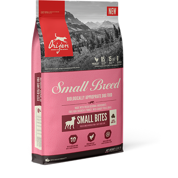 Orijen Small Breed 無穀物 小型成犬配方 1.8kg (粉紅色)